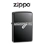Zippo Lighter Zipper, Black Ice