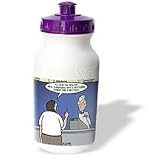 Rich Diesslins Out to Lunch Cartoons - OTL - Supersized Healthy Meal - fast food and dieting - Water Bottles