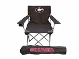 Georgia Bulldogs NCAA Adult Ultimate Tailgate Folding Chair - Black