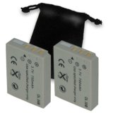 Pro Power Li-30B Equivalent Battery VALUE 2-Pack for Olympus Stylus Verve / S Digital Camera ** Package includes scratch-Guard Protector Bag and Mini Tripod **