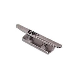 Mid-Rail Chock And Cleat 61 2 Ss Cleat On 1 X 1 8 Slide by