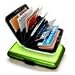 Ogon Designs Credit Card Wallet, Smooth, Lime Green
