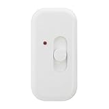 Lutron LC-300NLH-WH Attache 300-watt Single Pole On-Cord Lamp Dimmer with Locator Light, White