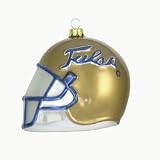 Tulsa Team Glass Helmet 3 Ornament