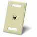 Cables To Go - 27414 - Single CAT5E Configured Wallplate White