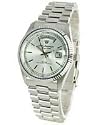 Jules Jurgensen Men's Classic Silver-Tone Watch #7678S