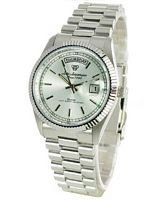 21mdgeI403L Jules Jurgensen Mens Classic SilverTone Watch #7678S