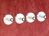 infactory Ultrastarker Memohalter mit Power-Magnet, 4er-Set