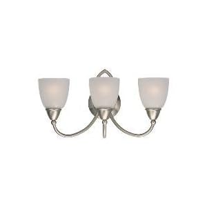 Sea Gull Lighting 40075-962 Pemberton Three-Light Vanity, Brushed Nickel Finish with Satin... by 