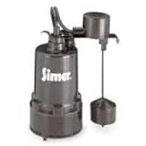 Simer/Flotec/Omni 2957 Submersible Sump Pump with Piggyback Tethered Vertical Float Switch.