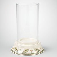 Pfaltzgraff Naturewood Hurricane Centerpiece Candle