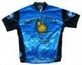 Bike Chick Blue Womens Bicycle Jersey Large