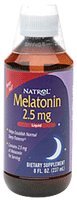 Natrol Melatonin 2.5 mg Liquid, 8-Ounce