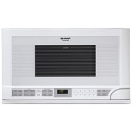 Sharp 1.5 Cu. Ft. 900 Watt Over The Counter Microwave - White