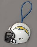 Official NFL National Football League Licensed Team Helmet Christmas Tree Ornaments - San Diego Chargers
