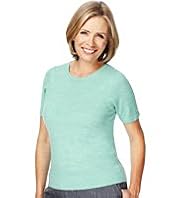 Classic Collection Cashmilon™ Short Sleeve Knitted Top