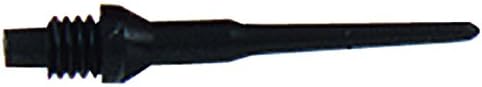 250 TUFFLEX II BLACK Reinforced Strong Soft Tip DART TIPS 1/4" Thread