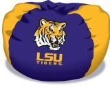 Buy NCAA Sports 102 Beanbag Chair Louisiana State Lsu Tigers - College Athletics Fan Shop Merchandise by Biederlack