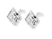 Silver Diamond Shaped Cubic Zirconia Andralok Earrings
