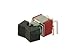E-Switch 300DP6J1BLKM6QE Switches Rocker 300 Series 5 A DPDT On-On-On Right Angle Through Hole Miniature Rocker Switch - 2 Item(s)