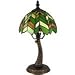 Pretty Green Palm Tree Tiffany Table Lamp-1524