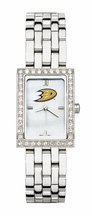 Anaheim Ducks Women's Allure Watch with Stainless Steel Bracelet