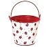 Decorative Ladybug Tin Pail For Plants, Flower, Home Decor