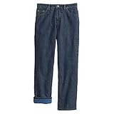 Toddler Boys' Authentic 5-pocket Fleece Lined... by Lands' End