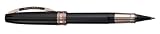 Visconti Michelangelo Eco Roller Black/Rose Gold Rollerball Pen - V-29602