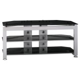 Bush Furniture Universal TV/VCR Video Base, Satin Chrome