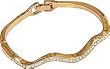 Fashion Link Bracelets Jewelry India Gold Plated Metal with Cubic Zirconia (KB378)
