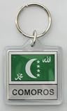 Comoros (Old) - Country Lucite Key Ring