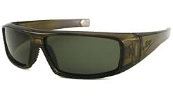 Nike Punk Jock Sunglasses, EV0335-301, Olive Green Fade to Stealth Frame/ Grey Green Lenses