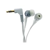 White Stereo Headphones For iPOD - Mp3 - MP4 - CD - Portable DVD Players