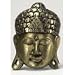This serene Buddha mask, handcrafted in Indonesia, will bring an air of calmness to your meditation room, office or living space.