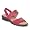 Red Nubuck/Softik Leather