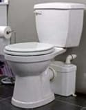 Saniflo Sanitop Elongated Bowl Toilet with Pump White