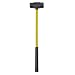 Nupla BD-6-28SG Blacksmiths Double Face Sledge Hammer with Classic Nuplaglas Handle and SG Grip, 28" Handle Length, 6lbs Weight