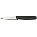 Victorinox Cutlery 3-1/4-Inch Wavy Edge Paring Knife, Large Black Poly Handle
