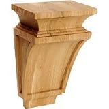 Maple, 2-3/4'' D x 3 '' W x 6'' H Small Mission Corbel