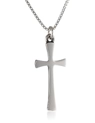 Bob Siemon Sterling Silver Latin Cross Pendant Necklace, 18"