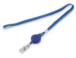 Battalion 2XKK1 Flat Neck Cord and Reel, Blue