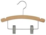 Wooden Kids Combo Hangers Natural Finish Box of 25