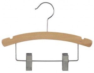 Wooden Kids Combo Hangers Natural Finish Box of 25