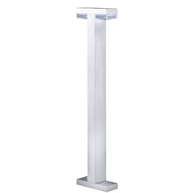 Eglo  87123A Melbourne-2, Silver, 2-Light Floor Light Fixture
