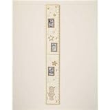Creme Brulee - Wood Growth Chart w/ Photo Frame