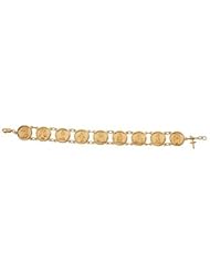 14K Yellow-Gold Traditional Saints Bracelet by US Gems