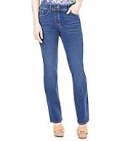 Petite Sculpt & Lift Straight Leg Denim Jeans