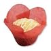 Hoffmaster 611112 Lotus Cup Cupcake Wrapper/Baking Cup, 1-1/4" Diameter x 2-1/4" Height, Small, Red (10 Packs of 250)