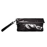 go travel Changing Clutch in Black Poppy by Amy Michelle